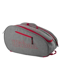 Wilson Team Cinzento Vermelho Sacos Padel Wr8903704001 | Ofertas de padel