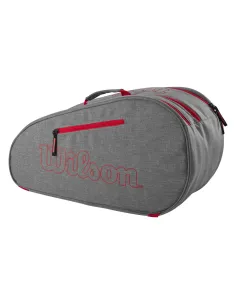 Wilson Team Grey Red Portaracchette Wr8903704001 |Padel offers 2