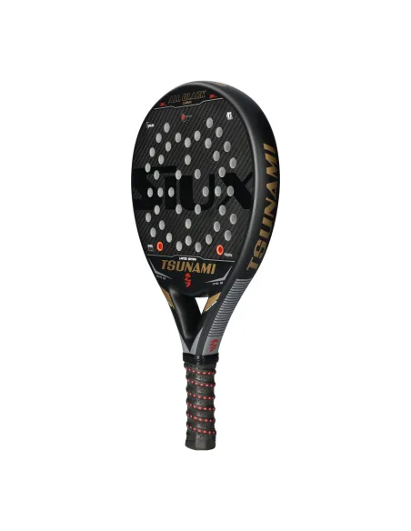 Siux Tsunami All Black 3K Rosso |Padel offers