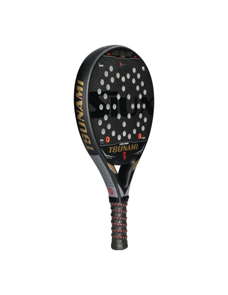 Siux Tsunami All Black 3K Red | Ofertas de padel