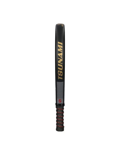 Siux Tsunami All Black 3K Vermelho | Ofertas de padel