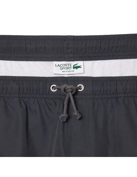 SHORT LACOSTE CORE PERFORMANCE GH353T S5T GRAPHITE   - OFERTAS DE PADEL