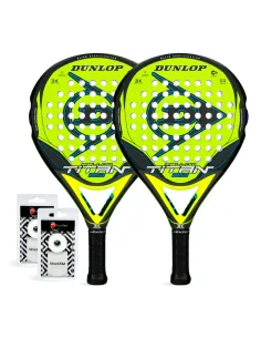 Pack Dunlop Duo Titan Jaune/Bleu 2