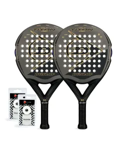 Pack Dúo Dunlop Titan Pro Gold | Ofertas de pádel