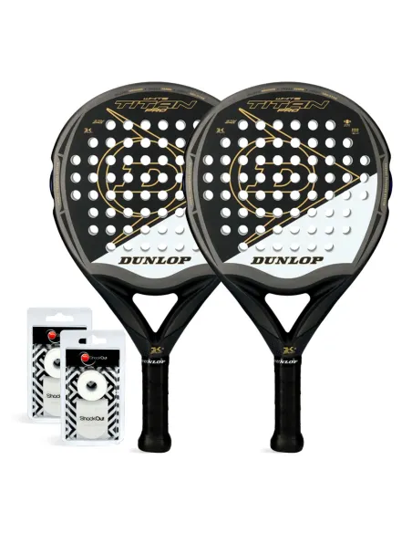 Imballaggio Dunlop Duo Titan Pro White |Padel offers