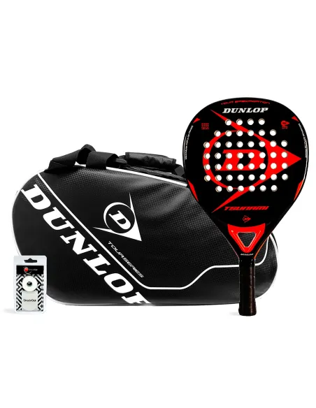 Pack Dunlop Tsunami Red Intro Carbon | Ofertas de padel