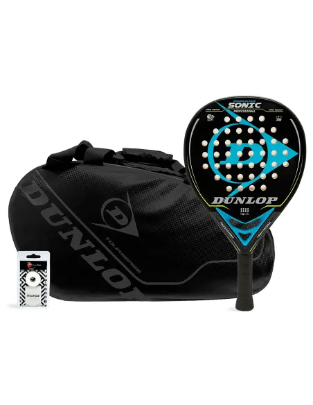 PACK DUNLOP SONIC INTRO CARBON BLACK - OFERTAS DE PADEL