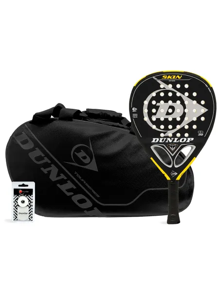 Embrulhado Dunlop Skin Attack Intro Carbon Black | Ofertas de padel