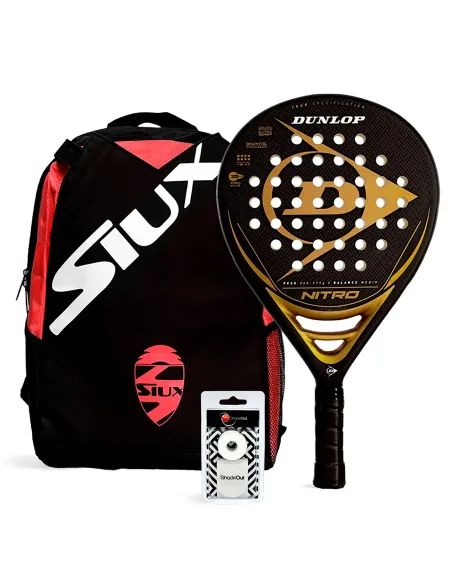 Imballaggio Dunlop Nintro Gold Zaino Siux Mini |Padel offers