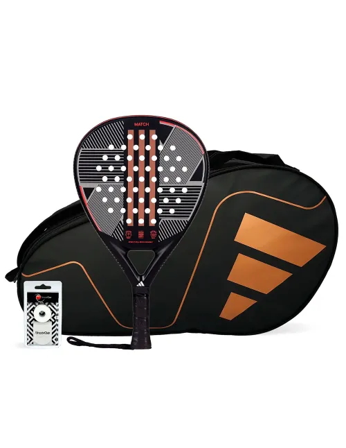 Pack Adidas Match 3.3 Cooper Borsone Carbon Controllo |Padel offers