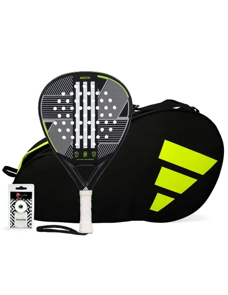Pack Adidas Match 3.3 Lime Paletero Control | Ofertas de pádel