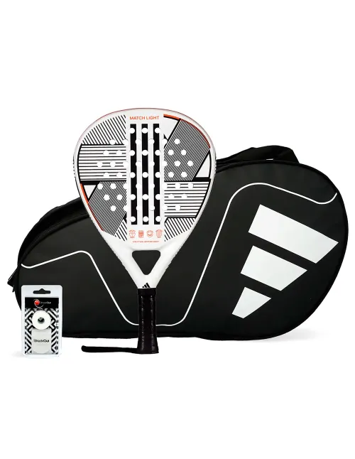 Pack Adidas Match Light 3.3 Saco Carbon Control | Ofertas de padel