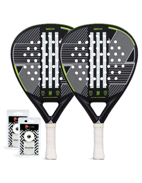 Adidas Match Lime Duo Pack | Ofertas de padel