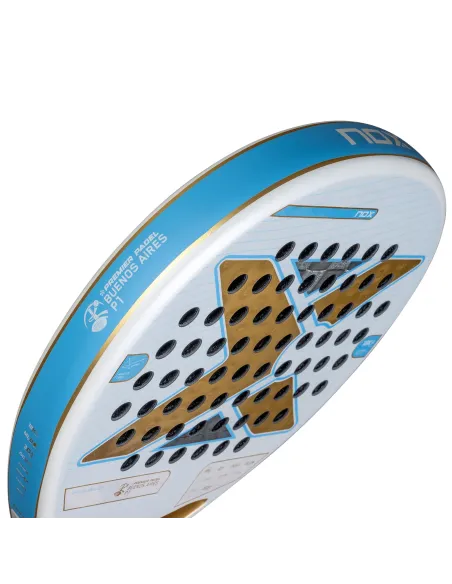 Pack raquette Nox AT Genius 18k Alum Buenos Aires Exclusive Edition | Ofertas de Padel