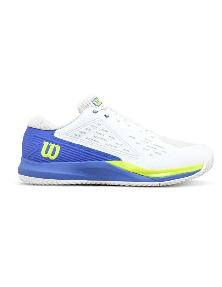 Wilson Rush Pro Ace Blanco/Azul/Amarillo |Padel offers