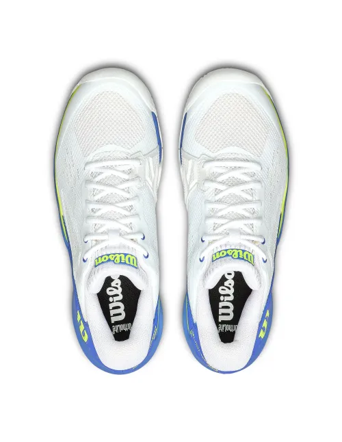 Wilson Rush Pro Ace Weiss/Blau/Gelb