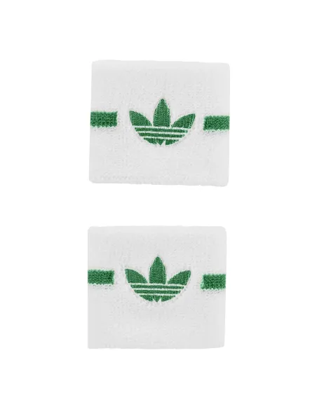 Muñequera Adidas Tenis S Originals Blanco/Verde Unisex Jw8533 | Ofertas de pádel