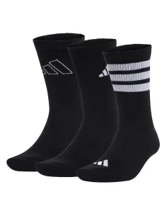 PACK DE 3 CALCETINES ADIDAS LOGO JI6315 UNISEX | Ofertas de padel