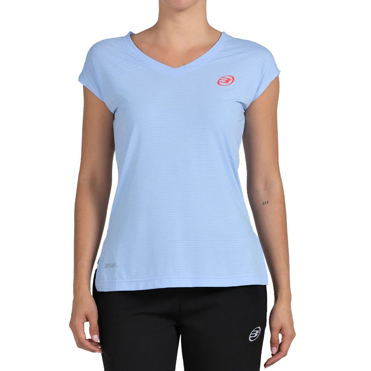 Camiseta Bullpadel Covelo Mujer Talla M, Sky blue