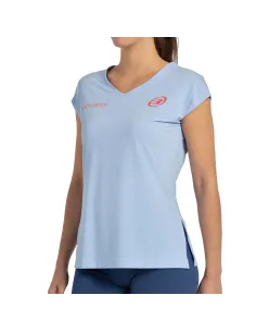 SHORT-SLEEVE BULLPADEL DELFI 25I CZ92011000 LIGHT BLUE WOMEN'S SHIRT | Ofertas de padel 2