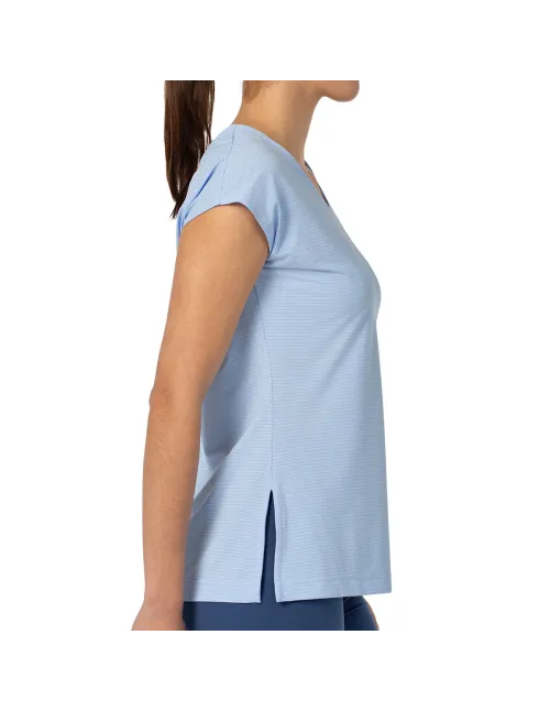 Kurzarm-Bullpadel-T-Shirt Delfi 25I Damen