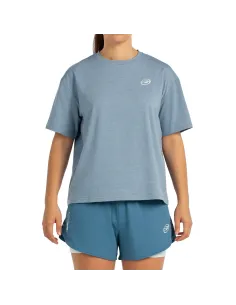 BULLPADEL OYEME SHIRT M/COURT AY68136000 VERT BLEU VIGORE (V....
