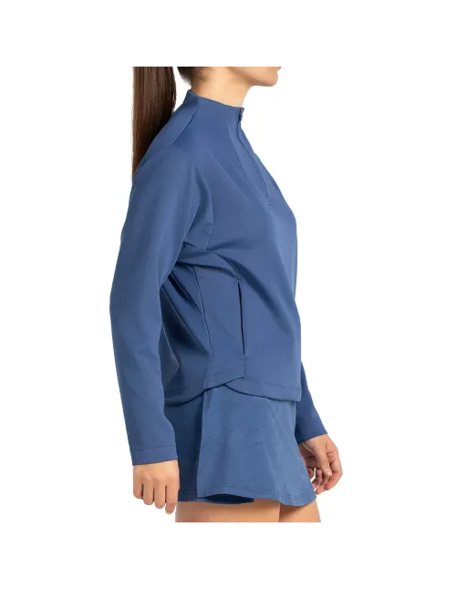 BULLPADEL CULLE CB49414000 SHADOW BLUE WOMEN'S HOODIE | Ofertas de padel