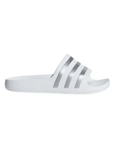 Sandals Adidas Adilette Aqua K White/Silver JUNIOR F35555 | Ofertas de padel