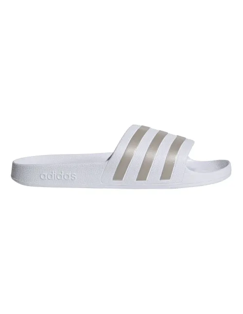 Chanclas Adidas Adilette Aqua Bianco/Oro UNISEX EF1730 |Padel offers