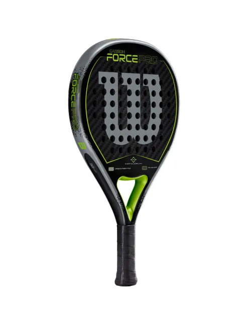 Wilson Carbon Force Pro Padel Carbon Negro Verde | Ofertas de pádel
