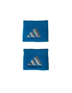 Pair of Adidas Wristbands S Blue | Ofertas de padel