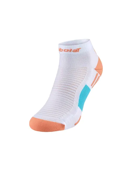 Babolat Padel Socken Weiß Orange | Ofertas de Padel