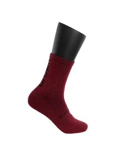 Black Crown Pro High Socks Burgundy/Black | Ofertas de padel