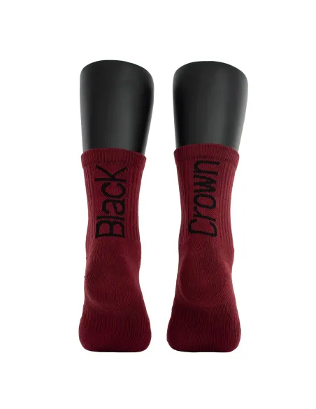 Black Crown Pro Calzini Alti Bordeaux/Nero |Padel offers