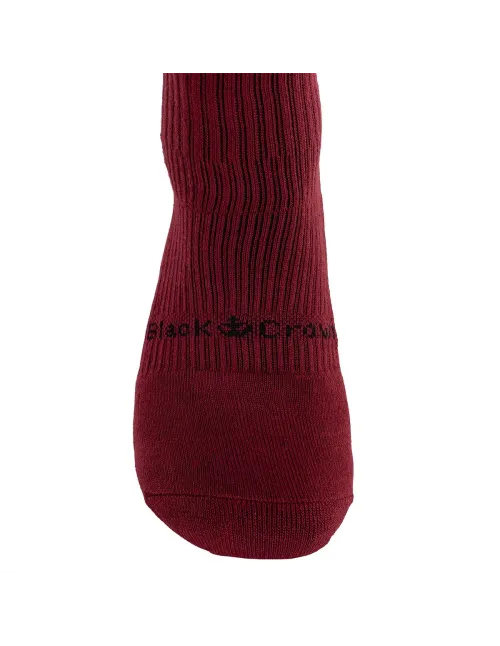 Black Crown Pro Socks High Burgundy/Black | Ofertas de padel