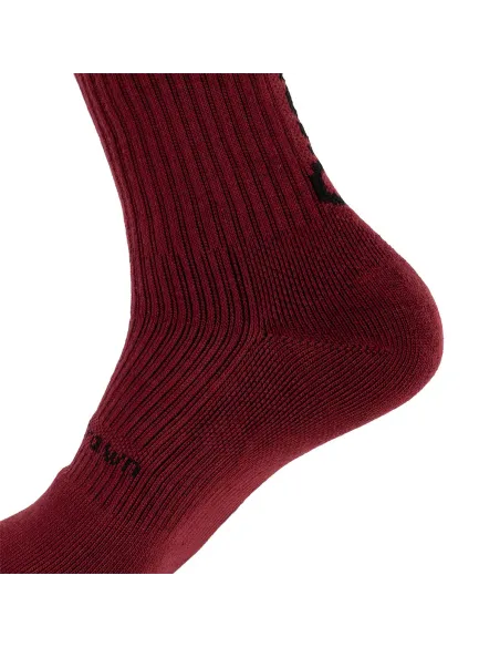 Calcetines Black Crown Pro Altos Burdeos/Negro | Ofertas de pádel