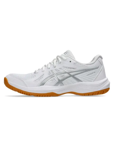 Asics Upcourt 6 Blanco Mujer 1072A107 | Ofertas de padel