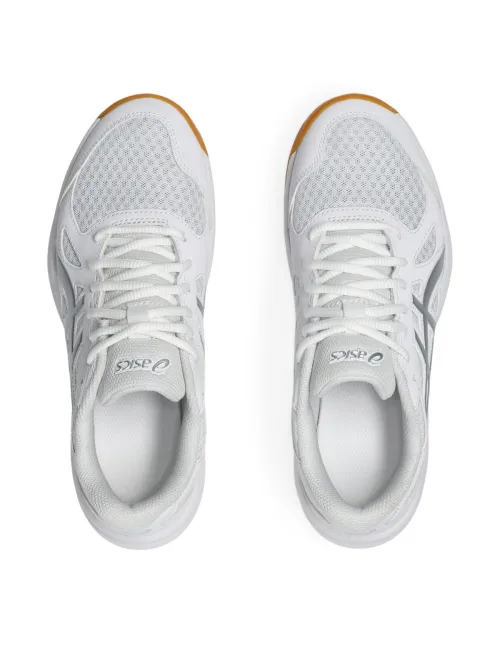 Asics Upcourt 6 Blanco Mujer 1072A107 | Ofertas de padel
