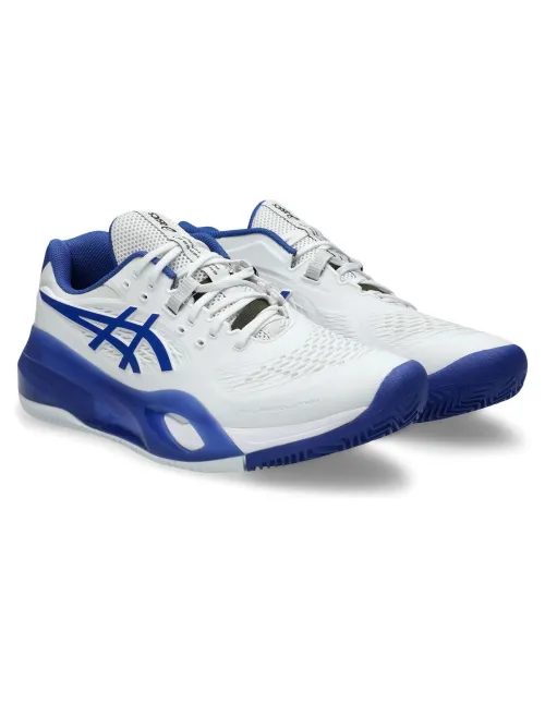 Asics Gel-Resolution X Clay 1041A485 101 Blanco Azul | Ofertas de pádel