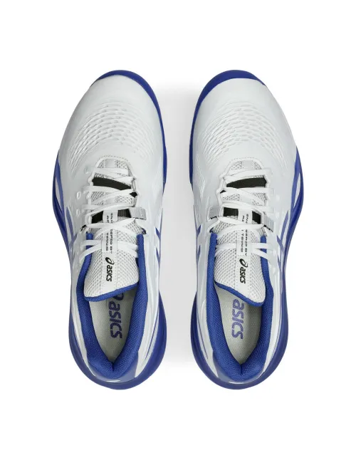 Asics Gel-resolution X Clay 1041A485 101 WHITE BLUE | Ofertas de padel