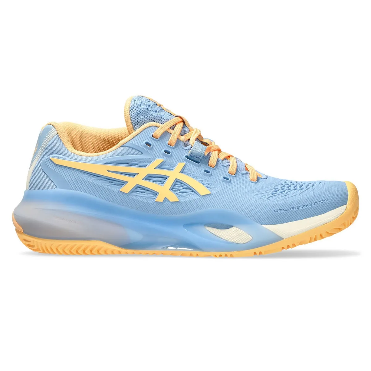 Asics Gel-resolution X Padel Azul Mujer 1042a285 Talla 42, Plateado
