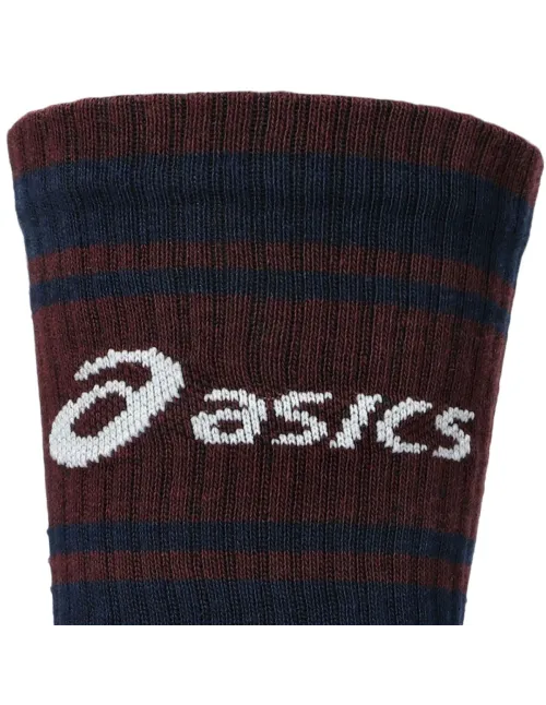 Pack 3 Calzini Asics Logo Crew Sock Bianco/Blu Marino |Padel offers