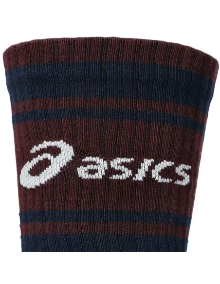 Pack 3 Calzini Asics Logo Crew Sock Bianco/Blu Marino |Padel offers