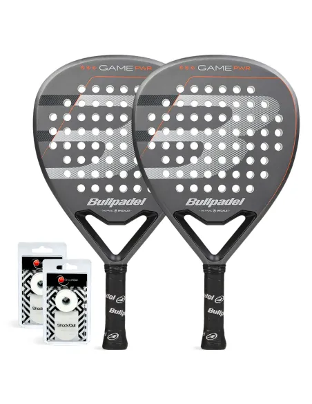 Pack Dúo Bullpadel Game Power Grau