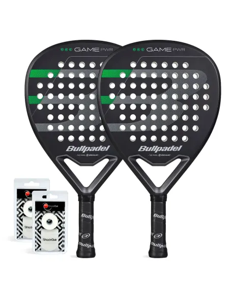 Pack Dúo Bullpadel Game Power Schwarz