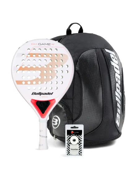 Pack Bullpadel Game Woman White Mochila Avant | Ofertas de padel