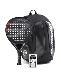 Pack Bullpadel Game Controllo Black Zaino Avant |Padel offers
