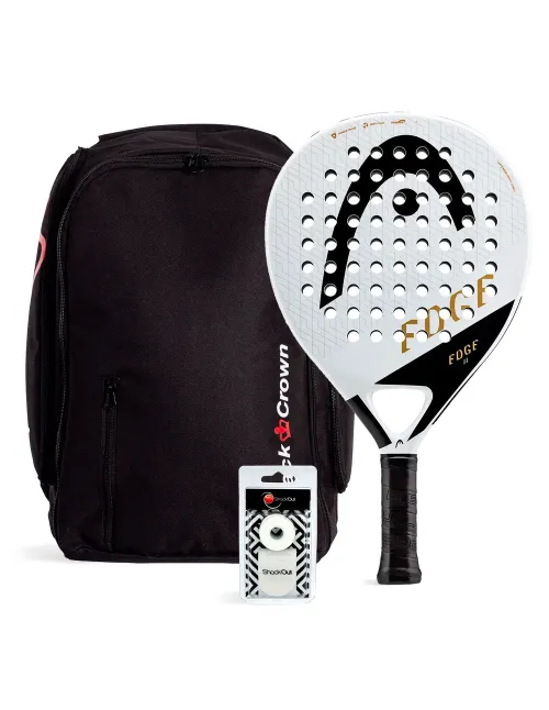 Pack Head Edge Ii White Bag Black Crown Black | Ofertas de padel