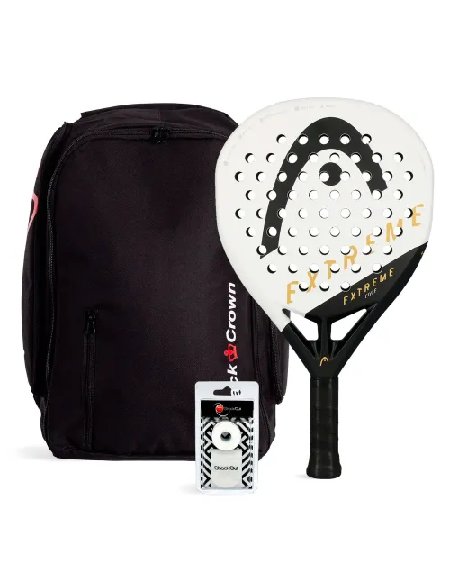 Pack Head Edge Extreme White Bag Black Crown Black | Ofertas de padel