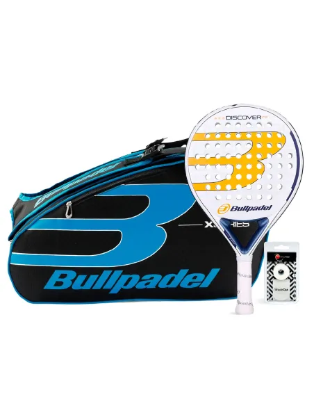 Pack Bullpadel Discover Ctr Saco X-Series Blue | Ofertas de padel